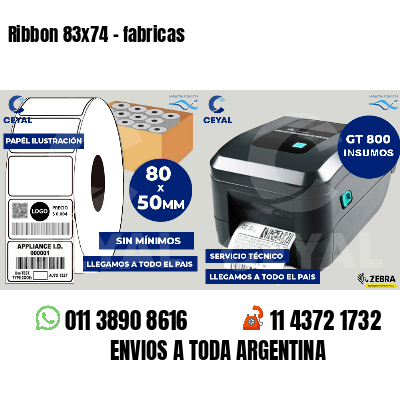 Ribbon 83x74 - fabricas