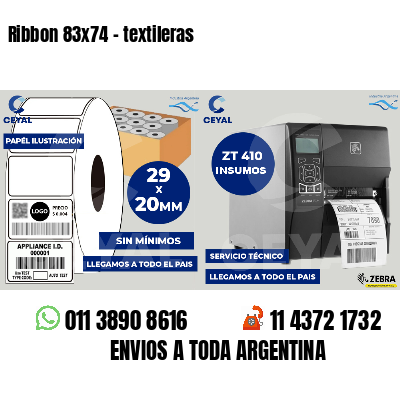 Ribbon 83x74 - textileras