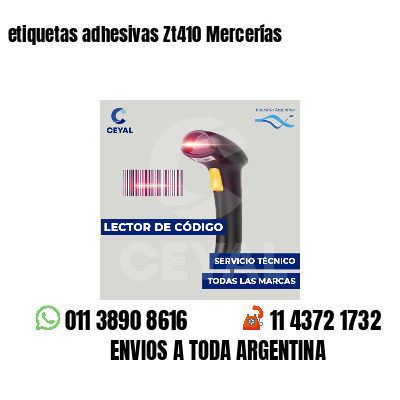 etiquetas adhesivas Zt410 Mercerías