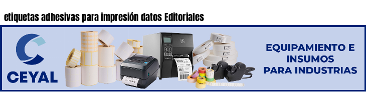 etiquetas adhesivas para impresión datos Editoriales