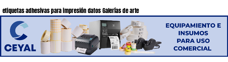 etiquetas adhesivas para impresión datos Galerías de arte