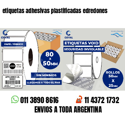 etiquetas adhesivas plastificadas edredones