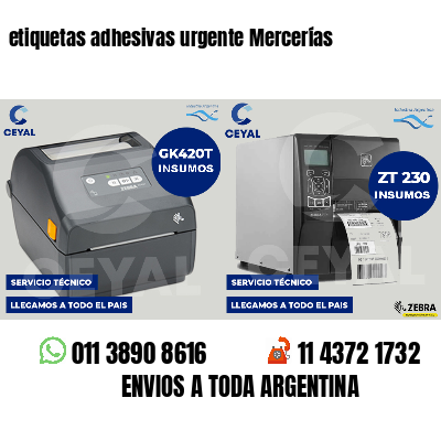 etiquetas adhesivas urgente Mercerías