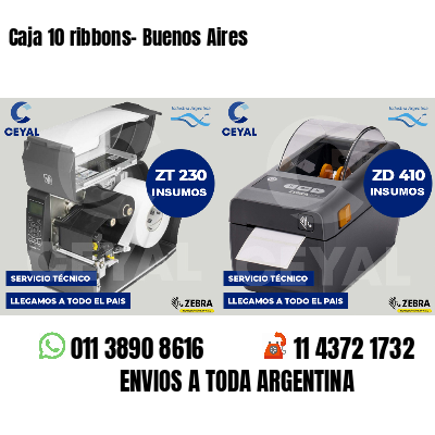 Caja 10 ribbons- Buenos Aires