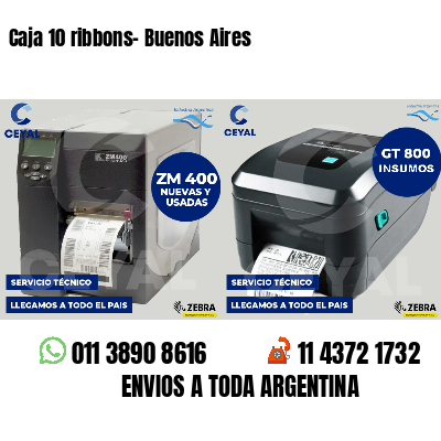 Caja 10 ribbons- Buenos Aires