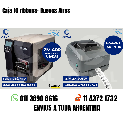 Caja 10 ribbons- Buenos Aires