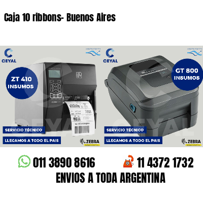 Caja 10 ribbons- Buenos Aires