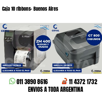 Caja 10 ribbons- Buenos Aires