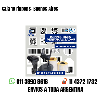 Caja 10 ribbons- Buenos Aires