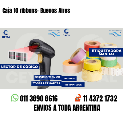 Caja 10 ribbons- Buenos Aires