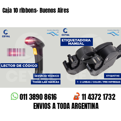 Caja 10 ribbons- Buenos Aires