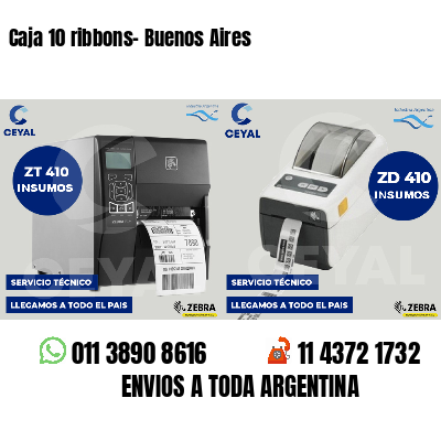 Caja 10 ribbons- Buenos Aires