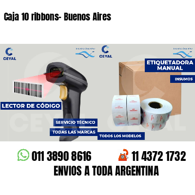 Caja 10 ribbons- Buenos Aires