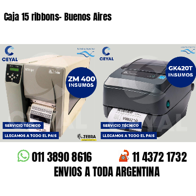 Caja 15 ribbons- Buenos Aires