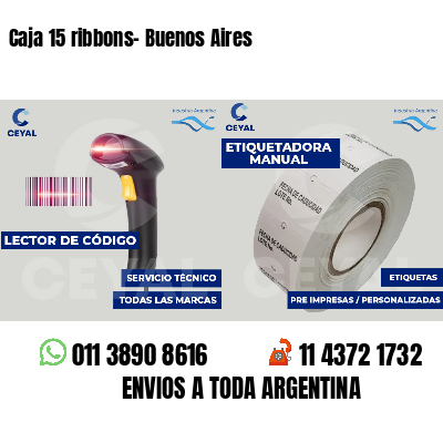 Caja 15 ribbons- Buenos Aires