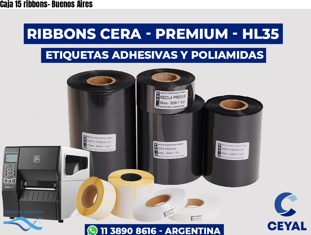 Caja 15 ribbons- Buenos Aires