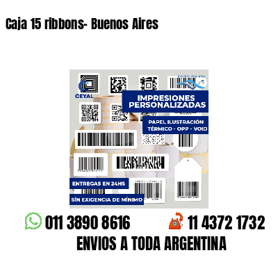 Caja 15 ribbons- Buenos Aires