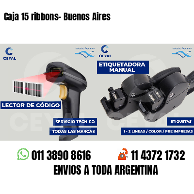 Caja 15 ribbons- Buenos Aires