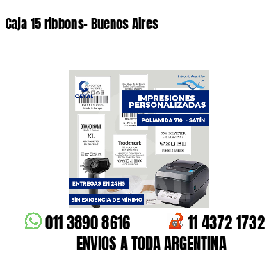 Caja 15 ribbons- Buenos Aires