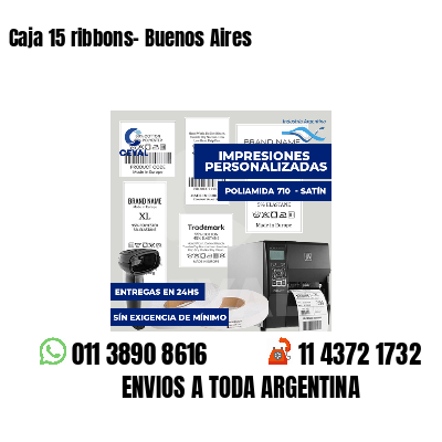 Caja 15 ribbons- Buenos Aires