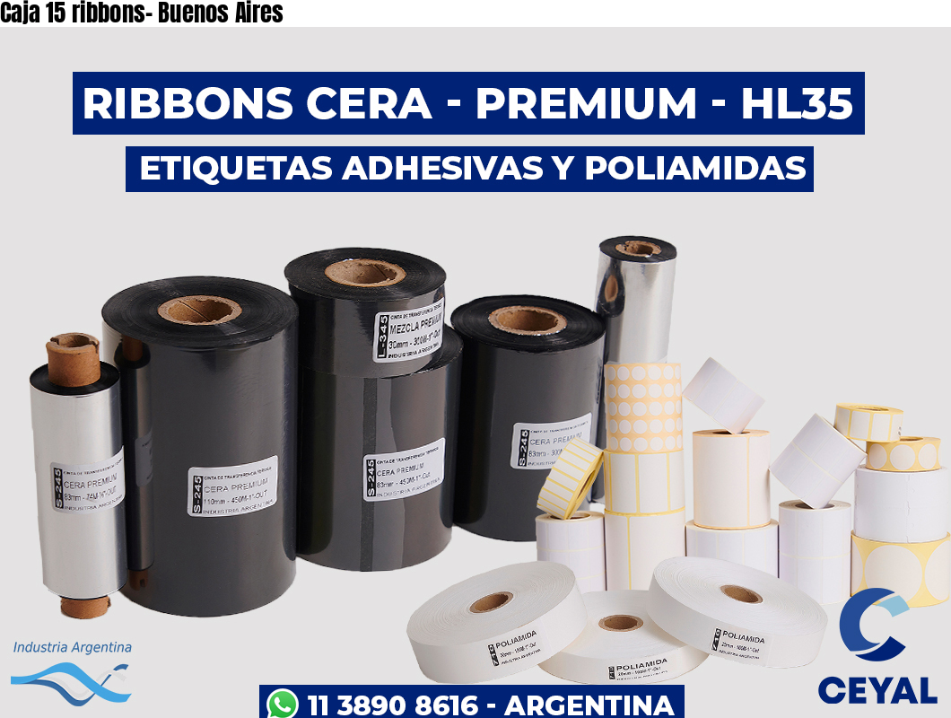 Caja 15 ribbons- Buenos Aires