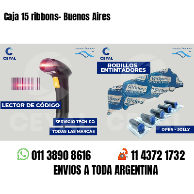 Caja 15 ribbons- Buenos Aires