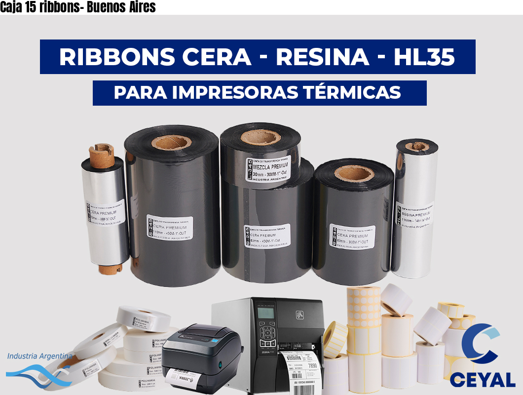 Caja 15 ribbons- Buenos Aires