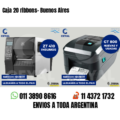 Caja 20 ribbons- Buenos Aires