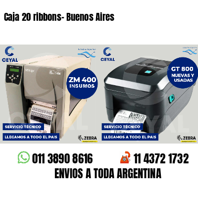 Caja 20 ribbons- Buenos Aires