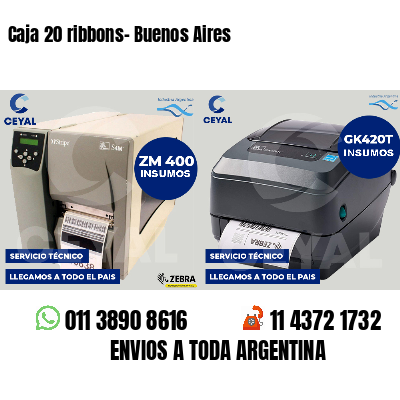 Caja 20 ribbons- Buenos Aires