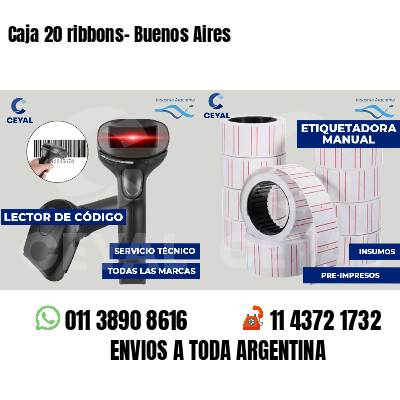 Caja 20 ribbons- Buenos Aires