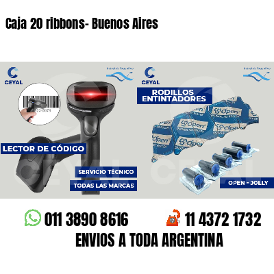 Caja 20 ribbons- Buenos Aires