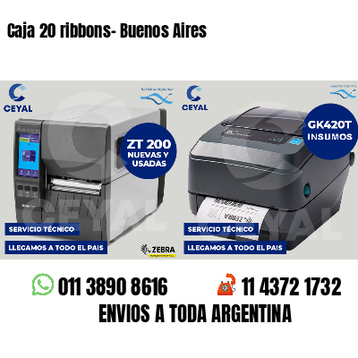 Caja 20 ribbons- Buenos Aires