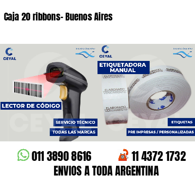 Caja 20 ribbons- Buenos Aires