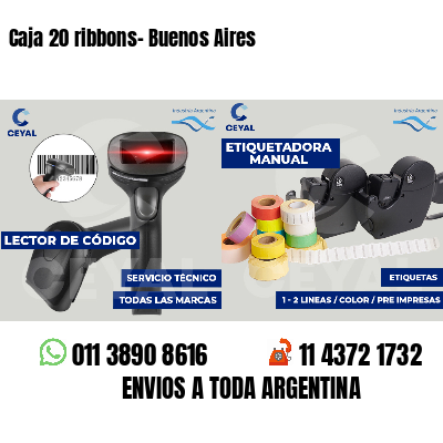 Caja 20 ribbons- Buenos Aires