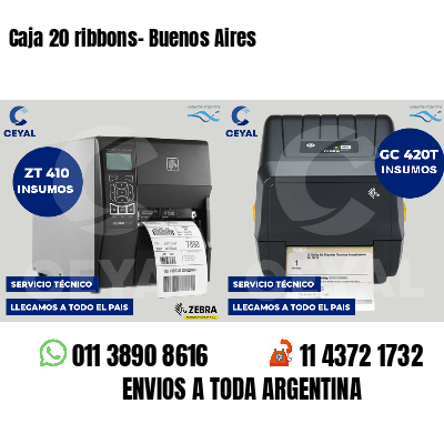 Caja 20 ribbons- Buenos Aires