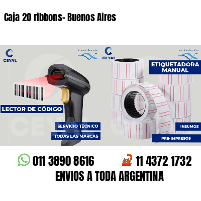 Caja 20 ribbons- Buenos Aires