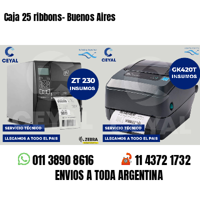 Caja 25 ribbons- Buenos Aires