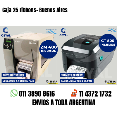 Caja 25 ribbons- Buenos Aires