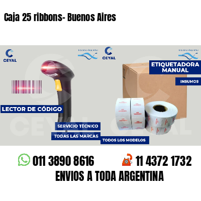 Caja 25 ribbons- Buenos Aires