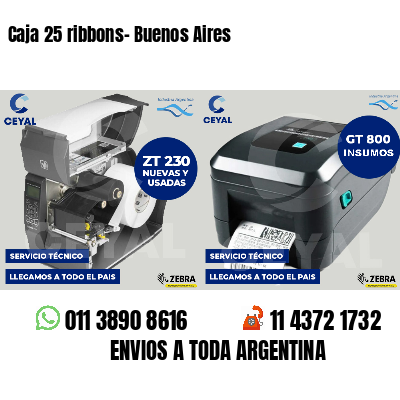 Caja 25 ribbons- Buenos Aires