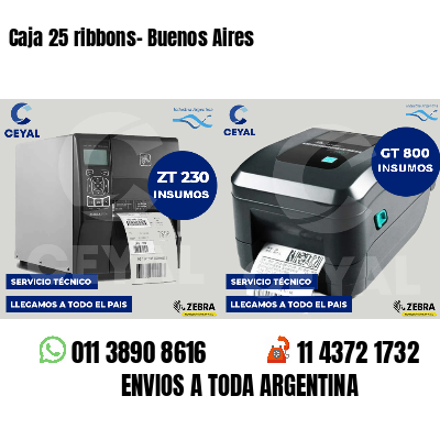 Caja 25 ribbons- Buenos Aires