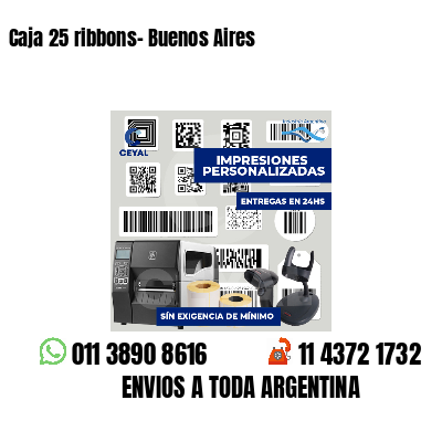 Caja 25 ribbons- Buenos Aires