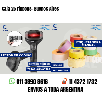 Caja 25 ribbons- Buenos Aires