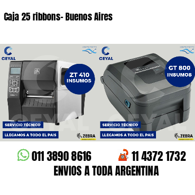 Caja 25 ribbons- Buenos Aires