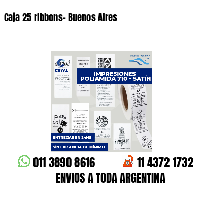 Caja 25 ribbons- Buenos Aires