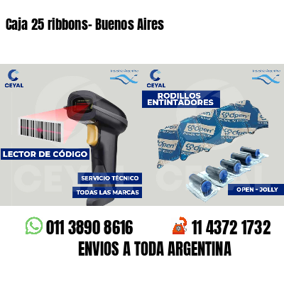 Caja 25 ribbons- Buenos Aires