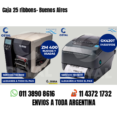 Caja 25 ribbons- Buenos Aires