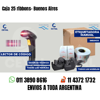 Caja 25 ribbons- Buenos Aires