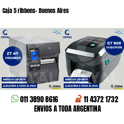 Caja 5 ribbons- Buenos Aires